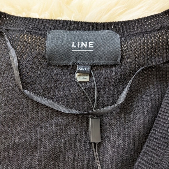 line women's knit long sleeve cashmere sweater - Picture 3 of 5